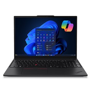 레노버 2024 씽크패드 T16 G3 코어Ulta5 인텔 14세대, 블랙, 512GB, 16GB, WIN11 Po, 21MN00AQKR