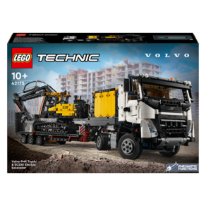 레고 테크닉 Volvo FMX 트럭 및 EC230 전기 굴착기 42175