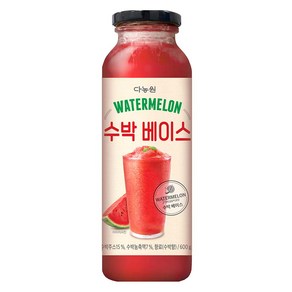 다농원 수박 베이스 음료, 600g, 1개