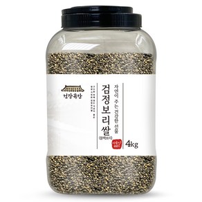 건강곡간 미국산 검정보리쌀, 4kg, 1개