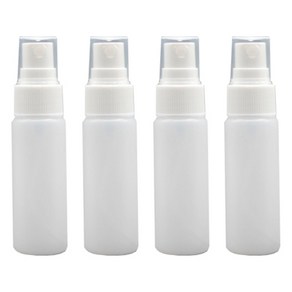 디오셀 깔끔정리 다용도 스프레이 공병 50ml, 화이트, 4개