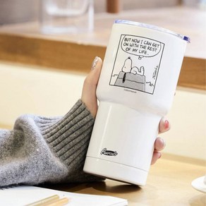 보퀴진 스누피 카툰 스텐 텀블러, 혼합색상, 600ml, 1개