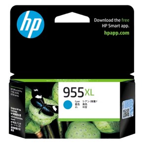 HP NO 955XL 잉크 L0S63AA, 파랑, 1개