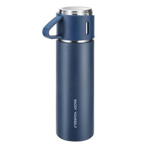 아이이피 보온보냉 진공 텀블러 V 77, 블루, 500ml, 1개