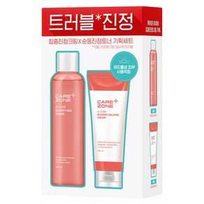 케어존 아큐어 크림 100ml + 토너 240ml 세트, 1세트