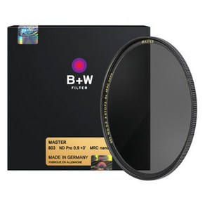 슈나이더크로이츠나흐 B+W ND 8X Master 72mm 카메라 렌즈 필터