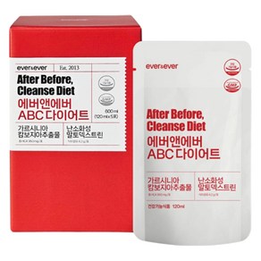 에버앤에버 Afte Befoe Cleanse Diet ABC다이어트 5p, 600ml, 1개