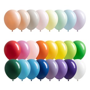 조이벌룬 풍선 2종 x 100p 세트 30cm, 파스텔혼합, 레인보우혼합, 1세트
