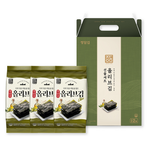 정담김 올리브김 5g x 27p 정담 2호 선물세트, 1세트