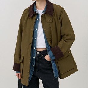 던스트 UNISEX WAXED COTTON HUNTING JACKET UDTR4C102