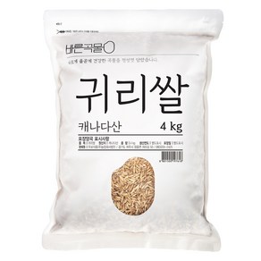 바른곡물 캐나다 귀리쌀, 4kg, 1개