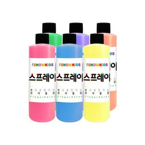 스노우키즈 스프레이물감 리필 250ml x 6종 세트