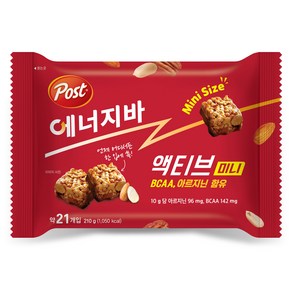 포스트 에너지바 액티브 미니, 210g, 1개