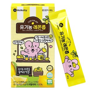 맥널티 김토끼 유기농 레몬즙 10p, 200g, 1개