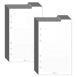플레픽 프리스타일 인덱스 리필속지 섹션 노트, 2개, A6(109 x 182 mm), 30개입