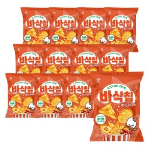 CJ제일제당 바삭칩 핫스파이시맛, 45g, 12개