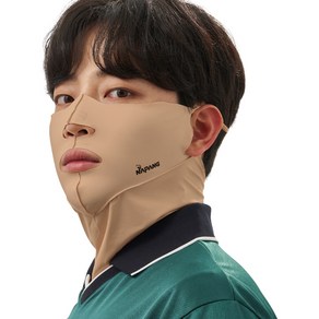 네이팡 넥타입 스포츠 훼이스 가드 마스크, 다크스킨, 1개