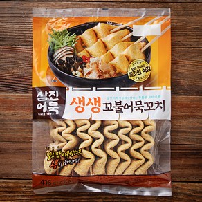 삼진어묵 생생 꼬불 어묵꼬치, 416g, 1개