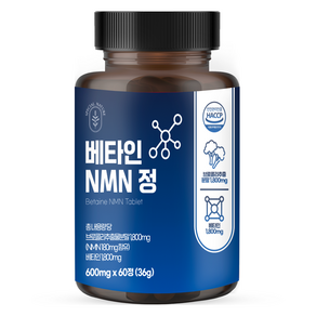 SpecialNatue 베타인 NMN 정 영양제 36g, 1개, 60정