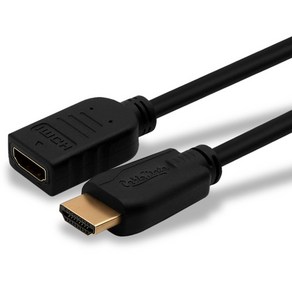 케이블메이트 HDMI 2.0 기본형 골드 연장 케이블, 1.2m, 1개