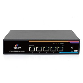 넥스트유 스허비 5포트 10G IGMP 인터넷 스위칭 허브, 9105GS-TP10G, 1개