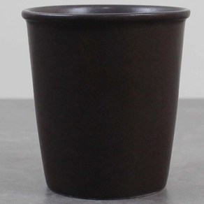 달소금 도자기 업소용 지구물 종이컵물컵 180ml, 브라운, 1개