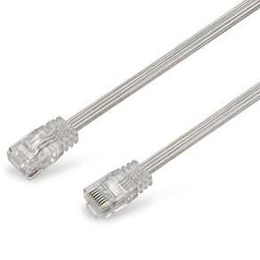 랜스타 CAT.6 UTP 평면 랜케이블 연선 32AWG LS-FT6U, 3m, 1개, 투명