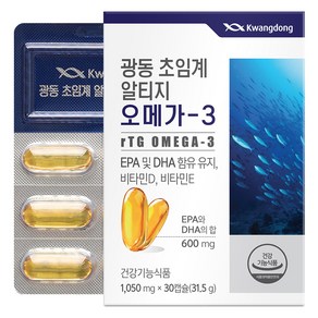 광동 초임계 알티지 오메가3 31.5g, 1개, 30정