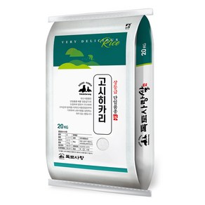 독도사랑 고시히카리 쌀, 20kg, 1개