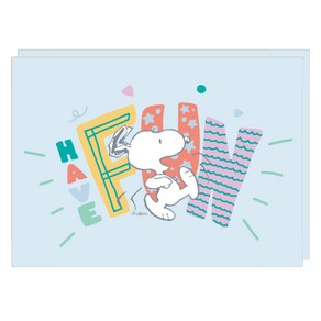 피너츠 스누피 편선지 세트 PLT3006, 혼합색상, 2세트