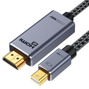 코드웨이 Mini DP-HDMI UHD 4K 60Hz 케이블, 1개, 1m