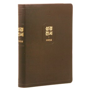 위즈덤 개역한글 성경전서 H97B (무지퍼 / 다크브라운 / 단본), 대한성서공회