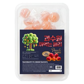 과수원 까먹는 젤리 복숭아맛 복숭아과즙농축액 70%, 170g, 1개