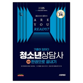 2025 기출이 답이다 청소년상담사 2급 한권으로 끝내기, 2권 스프링철 - 분철시 주의, 시대에듀