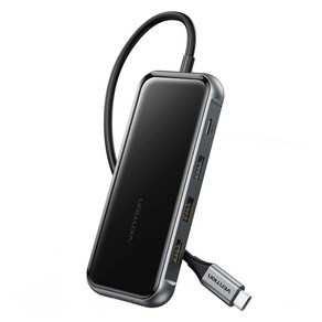 벤션 9in1 C타입 4K 60Hz HDMI USB허브 도킹스테이션 TFHHB, 혼합색상
