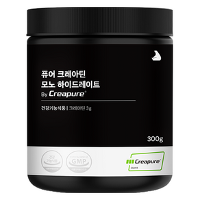 잠백이 퓨어 크레아틴 모노 하이드레이트, 300g, 1개