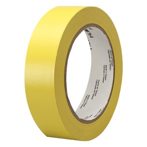 3M 바닥 라인 764 테이프 노랑 25.4mm x 32.9m, 1개