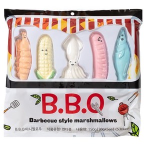 BBQ 마시멜로우, 150g, 1개