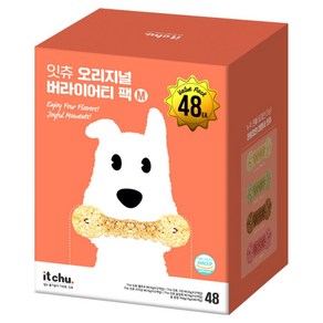 잇츄 핏펫 강아지 오리지널 버라이어티팩 덴탈껌 M 48p, 1개, 768g, 혼합맛