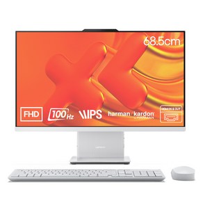 레노버 2025 아이디어센터 AIO 27IRH9 코어i5 인텔 13세대, Cloud Gey, 16GB, 512GB, WIN11 Home, F0HM00MTKR