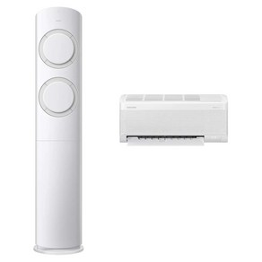 삼성전자 56.9㎡(17.2평) + 18.7㎡(5.5평) AI Q9000 홈멀티형 에어컨 AF60F17D11GRZ + 리모컨 세트 방문설치, 매립배관형