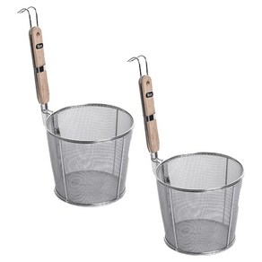 플라라 나무손잡이 면 건지기, 2개