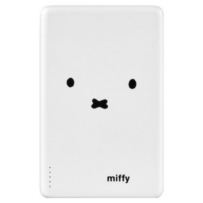무브스피드 Miffy 2세대 맥세이프 보조배터리 5000mAh, GG-MSS05001, 화이트