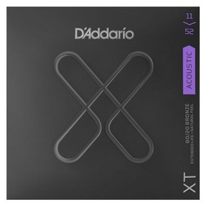 다다리오 심로악기 어쿠스틱 스트링 XTABR1152 431502, 1개