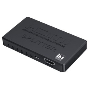 인네트워크 4K 지원 1:4 HDMI 화면 복사 분배기 IN-MINIHD104, 1개