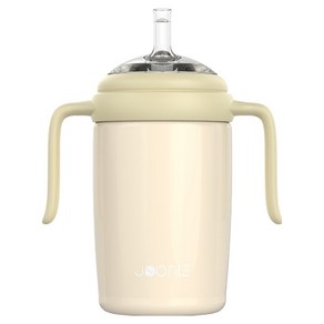주니 스테인레스 빨대컵 330ml, 코코아, 1개
