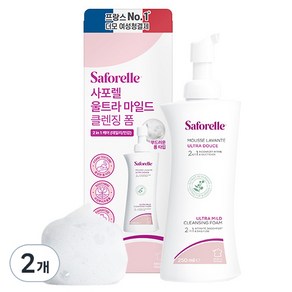 사포렐 울트라 마일드 클렌징폼, 250ml, 2개