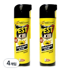 페스트세븐 킬 에어로졸, 420ml, 4개