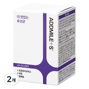 애드마일스 더 맛있는 유산균 30p, 60g, 2개