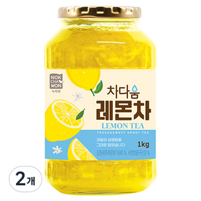 녹차원 차다움 레몬차, 1kg, 1개입, 2개